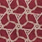 Homeroots 8' X 10' Burgundy And Gold Geometric Washable Indoor Outdoor Area Rug 613473 - alternate 8