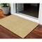 Homeroots 3' X 5' Gold And Ivory Geometric Washable Indoor Outdoor Area Rug 602371 - alternate 1