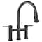 Blanco Empressa Bridge Pull-Down Faucet 1.5 GPM, Matte Black 443024 - alternate 1