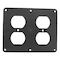 Ericson Coverplate, Outlet Box, Double Gang 8201B - alternate 1