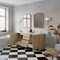 James Martin Vanities Gracyn 72 in. Double Vanity, Coastal Driftwood, w/ 3 CM White Zeus Quartz Top D125-V72-CSD-3WZ - alternate 4