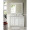 James Martin Vanities 48" S Vanity, Bright White w/Victorian Silver Top w/FreePower Wireless Charger 157-V48-BW-FVSL - alternate 6