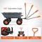 Vevor Poly Garden Dump Cart Heavy-duty Yard Carts and Wagons 800 lbs 10" Tires TC4270 - alternate 7