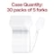 Smarty Had A Party Clear Disposable Plastic Serving Forks (150 Forks), 150PK 2651-CASE - alternate 7