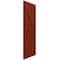 Ekena Millwork True Fit PVC Two Equal Panel Farmhouse Fixed Mount Shutters w/ Z-Bar, Pepper Red , 12W x 32H, PR TFP102FH12X032MR - alternate 11