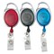 Sicurix Quick Clip Oval ID Badge Reel, 3 Colors Per Set, 2PK 68769 - alternate 3