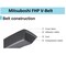 Mitsuboshi FHP General Utility V-Belt 0.38 in. W X 17 in. L For Fractional Horsepower Motors 3L170A - alternate 5
