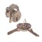 National Brand Alternative Zinc Alloy Mailbox Lock Brushed Nickel 804424 - alternate 1