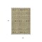 Homeroots 5' X 8' Sage Ivory And Beige Geometric Washable Indoor Outdoor Area Rug 612215 - alternate 6