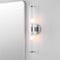 Jonathan Y Cecil 23" 2-Light Tall Cylinder Iron/Striped Glass Modern Mid-Century LED Vanity, Chrome JYL3538A - alternate 9