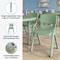 Flash Furniture 5 PC Plastic Activity Table and 4 Chairs Set, 10.5 in Seat Height-Sage YU-YCX-0073-2-ROUND-TBL-SAGE-E-GG - alternate 8