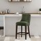 Manhattan Comfort Beever Chenille Wood Counter Stool in Forest Green CS024-GR - alternate 6