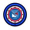 Holland Bar Stool New York Rangers 19 Double Neon Wall Clock Clk19BK - alternate 1