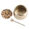 Cravings By Chrissy Teigen 4 Inch Aluminum Spice Cellar and Spoon in Gold with Mango Wood Lid 123107.03 - alternate 3