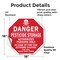 Signmission Danger Pesticide Storage Authorized, 18 Inch X 18 Inch, Vinyl Decal OC-D-18-45 - alternate 4