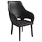 Leisuremod Vivara Collection Modern Dining Chair in Dark Grey VC23DGR - alternate 1