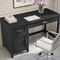 Martha Stewart 22.75 in H, 54 in W X Engineered Wood, Steel, Black Frame/Brushed Nickel Hardware ZG-ZP-09-BK-MS - alternate 8