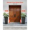 Vevor Tall Planters Large Modern Outdoor Indoor Flower Pots 30" Set of 2 Black, 2PK F4075W-BK - alternate 4
