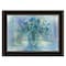 Homeroots Susies Blue 3 Black Framed Print Wall Art 406969 - alternate 1