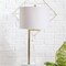 Jonathan Y Alyssa 24.5" Metal/Marble LED Table Lamp, Brass Gold/White JYL1043A - alternate 8