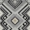 Homeroots 8' X 10' Black Gray And Ivory Tribal Washable Indoor Outdoor Area Rug 598097 - alternate 5