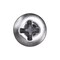 Auveco Phillips Oval Head Tapping Screw 8 x 3/4in #10 Head Chrome, 100PK 20373 - alternate 2