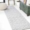 Jonathan Y Peralta Moroccan Diamond Light Gray 2 ft. x 8 ft. Indoor/Outdoor Runner Rug IBZ103C-28 - alternate 1