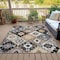 Homeroots 3' X 5' Black Wheat And Gray Southwestern Washable Indoor Outdoor Area Rug 632251 - alternate 5