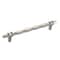 Amerock London 8 in 203 mm Center-to-Center Satin Nickel/Black Chrome Cabinet Pull BP36663G10BCR - alternate 1