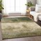 Homeroots 10' X 14' Fern Green And Beige Abstract Washable Indoor Outdoor Area Rug 603022 - alternate 7