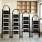 Wrightmaster 4.9 ft. Steel Step Ladder, 9 ft. Reach with Tool Rack and Sponge Armrest, 300 lb. Capacity Zoroblack-6 - alternate 8