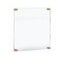 Azar Displays Floating Acrylic Wall Frame, Gold Stand Off Caps, 16 inx20 in Graphic Size, 20 inx24 in Overall Size 105522-GLD - alternate 1