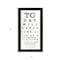 Homeroots Eye Chart I 4 Black Framed Print Wall Art 407448 - alternate 4
