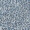 Homeroots 8' Blue Round Animal Print Washable Indoor Outdoor Area Rug 607640 - alternate 5