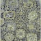 Homeroots 8' X 10' Fern Green And Blue Damask Washable Indoor Outdoor Area Rug 609069 - alternate 5
