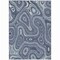 Homeroots 3' X 5' Blue And Ivory Geometric Washable Indoor Outdoor Area Rug 631377 - alternate 6