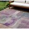 Homeroots 8' X 10' Lavender And Purple Abstract Washable Indoor Outdoor Area Rug 609307 - alternate 1