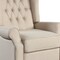 Homeroots 31" Beige Microfiber Manual Club Recliner 554182 - alternate 6