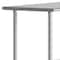Flash Furniture Reese 30x48 Portable Work Table, Stainless Steel Top Shelf and Adjstbl Glvnzd Steel Undershelf NH-WT-3048-GG - alternate 6