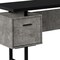 Homeroots 71" Black L Shape Computer Desk With Three Drawers 489935 - alternate 4