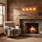 Jonathan Y Wyatt 32.5" 4-Light Southwestern Bohemian Resin/Seeded Glass Faux Antler LED Vanity Light, Brown Wood JYL6315A - alternate 7