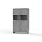Strong Hold 14 GA 4-Tier Locker - 8 Compartments 46-8D-24-4T-L - alternate 3