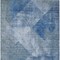 Homeroots 10' X 14' Blue And Gray Geometric Washable Indoor Outdoor Area Rug 602838 - alternate 6