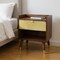 Homeroots 23" Brown Solid Wood One Drawer Nightstand 701707 - alternate 7