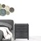 Homeroots 24" Dark Gray Distressed Solid Wood Two Drawer Nightstand 490276 - alternate 4
