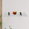 Fab Glass And Mirror Acrylic Shelf 6 x 16.5inces Black Bracket 3/4in Thickness Acrylic Pack of 2 AS19SC-6x16BL2P - alternate 4