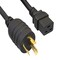 Sanoxy 6ft 12 AWG 20A 125V Heavy-Duty Power Cord NEMA L5-20P to IEC 320 C19, Black SNX-CBL-LDR-PW154-1206 - alternate 1