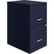 Nusparc 2-Drawer Vertical File Cabinet, 14.2" x 18" x 24.5", Blue NPRVF218AANY - alternate 1
