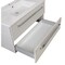 Cutler Silhouette Collection 36 in Wall Mount Bathroom Vanity - 2 Drawers With Top, White Chocolate FV-W/CHOCOLATE36 - alternate 4