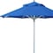 Homeroots 10ft Blue Polyester Round Market Patio Umbrella 491973 - alternate 4